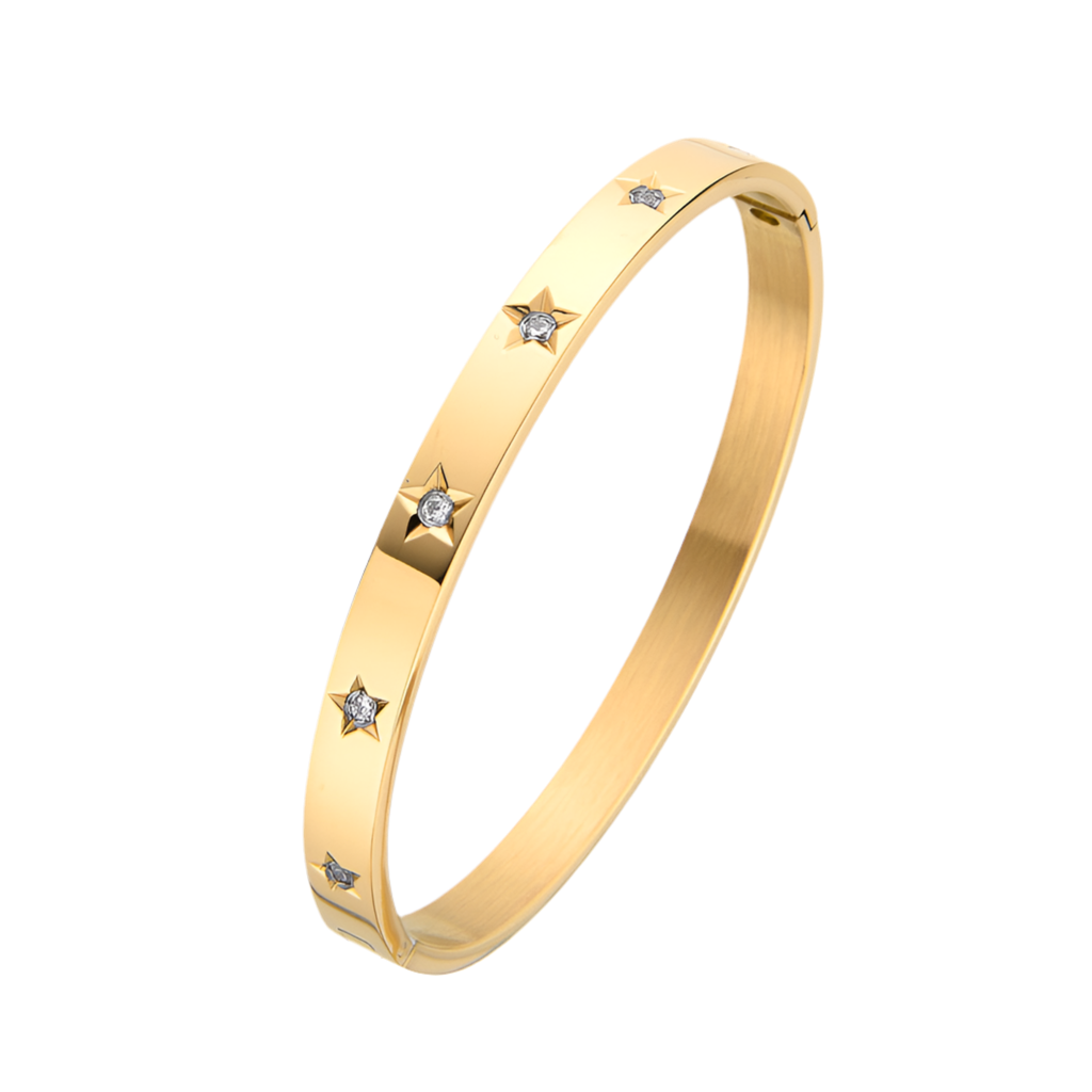 Star gaze bangle ( stainless steel )