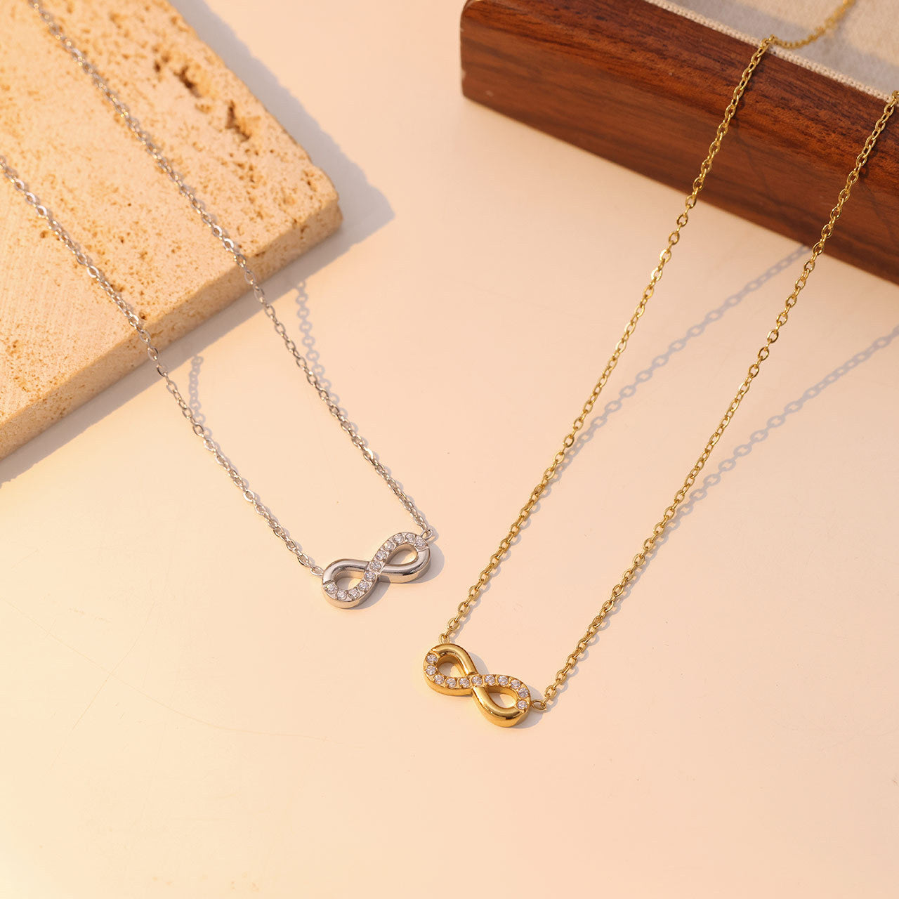 Pre order - Infinity necklace ( stainless steel)