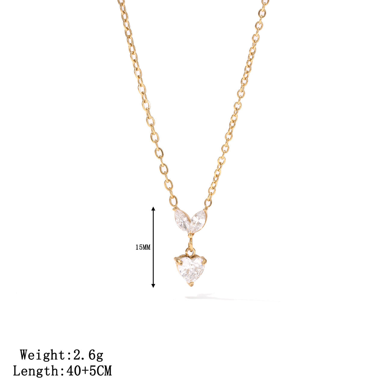 Juliet necklace - stainless steel