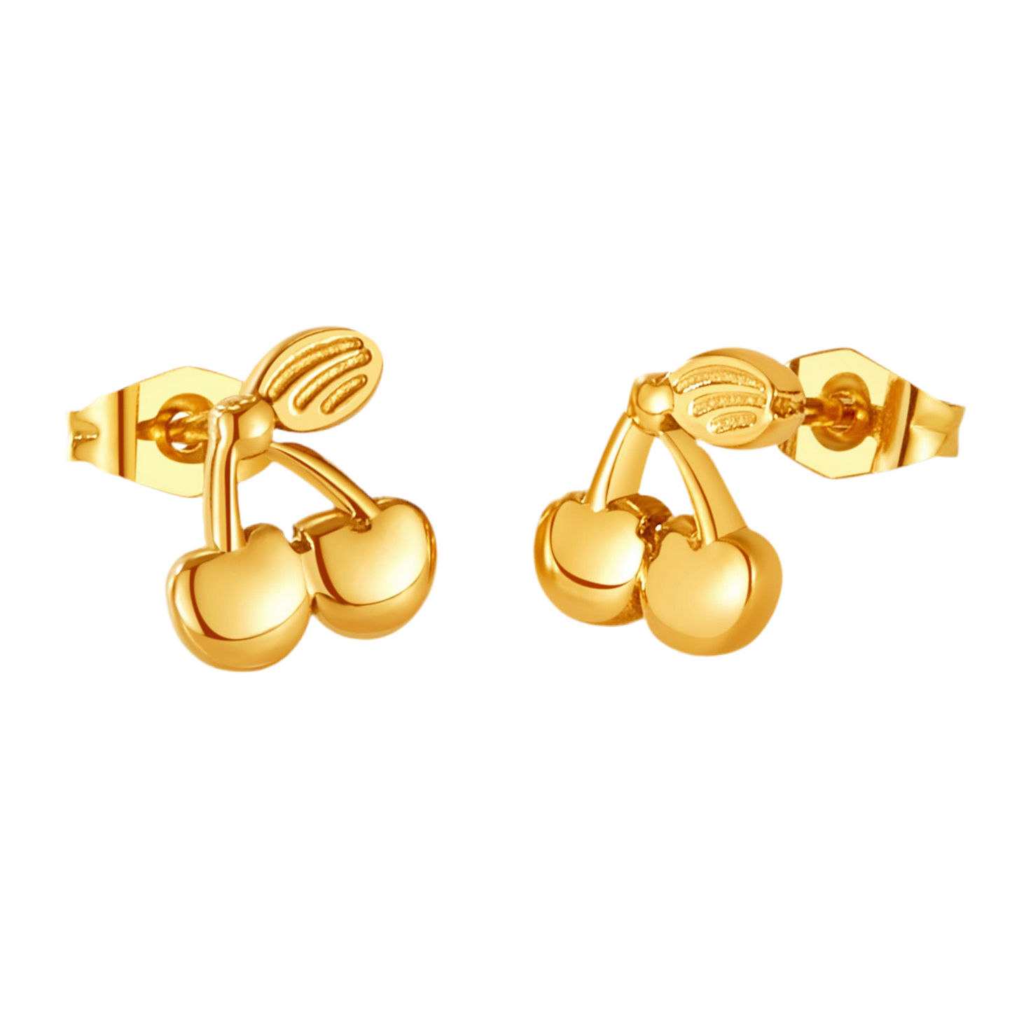 Cherry studs ( stainless steel )