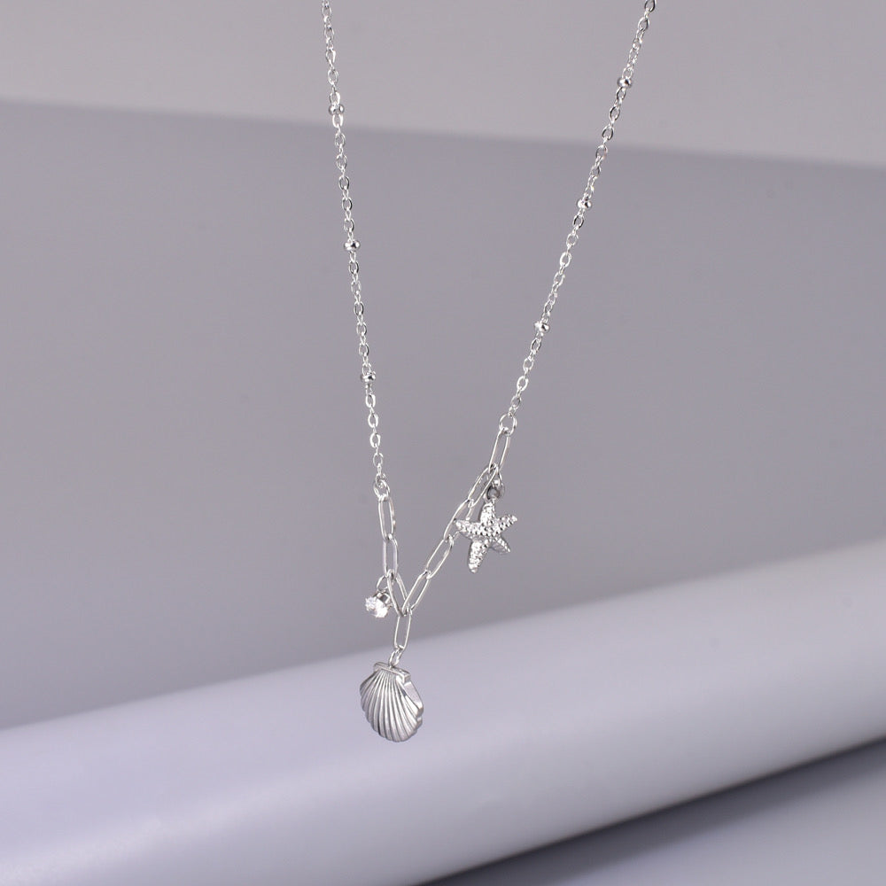 Seashore necklace 2 ( stainless steel )