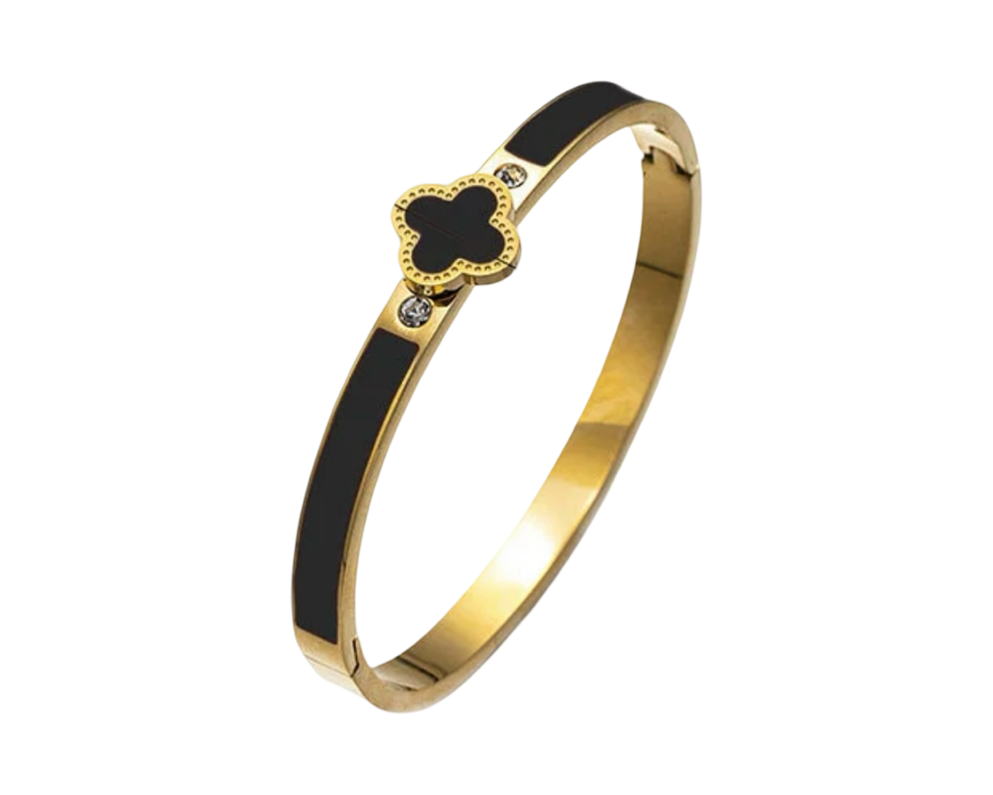 Gold Nadia Bangle - stainless steel