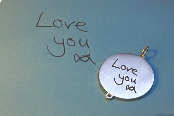 Engrave-able baby keyring (stainless steel)