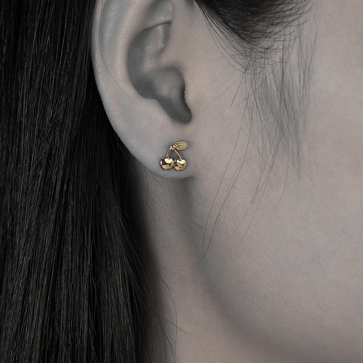 Cherry studs ( stainless steel )