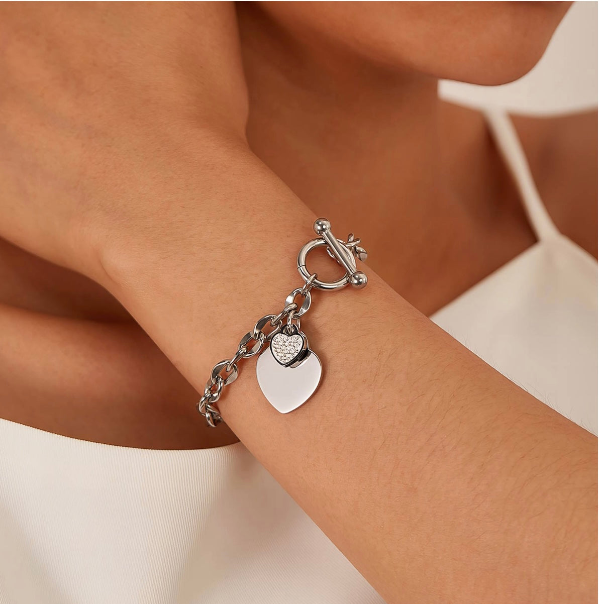 Love Link bracelet ( stainless steel)