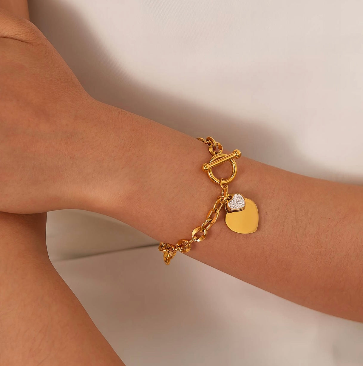 Love Link bracelet ( stainless steel)
