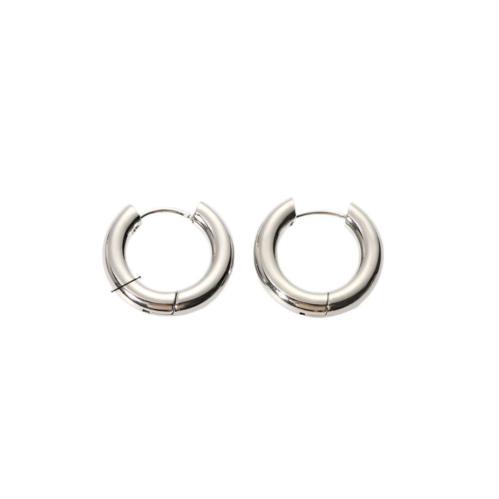 Pre order - Naomi chunky hoops ( stainless steel )