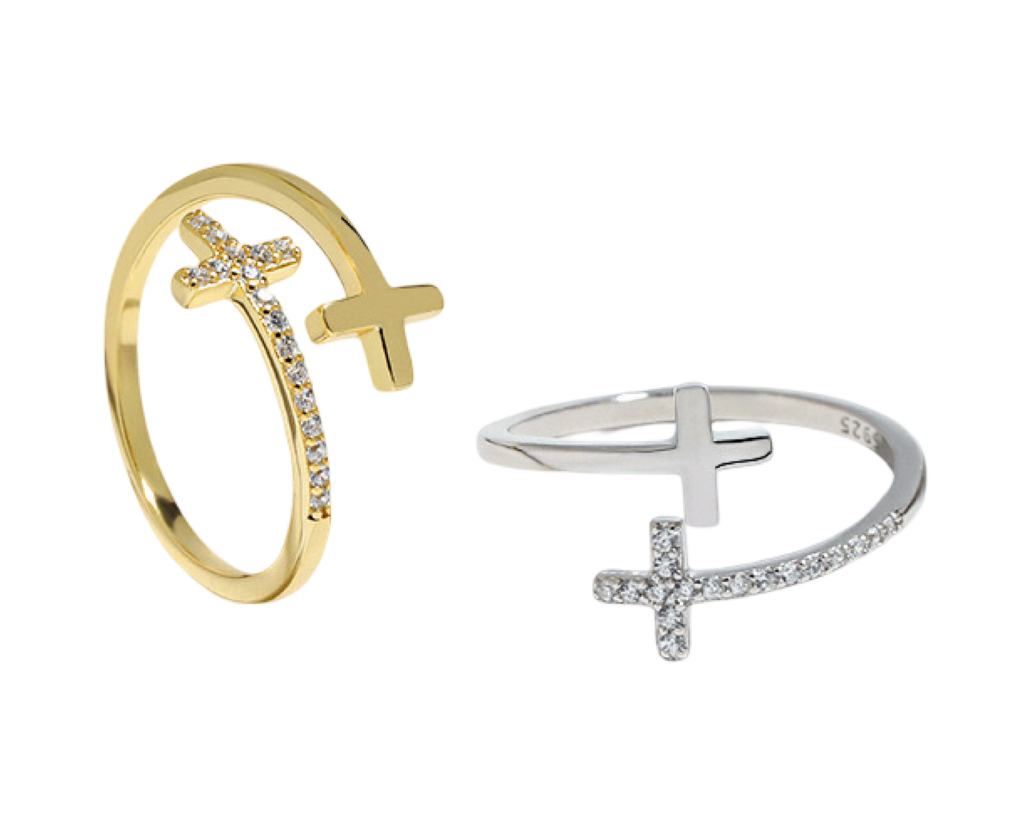 Holy adjustable ring - sterling silver