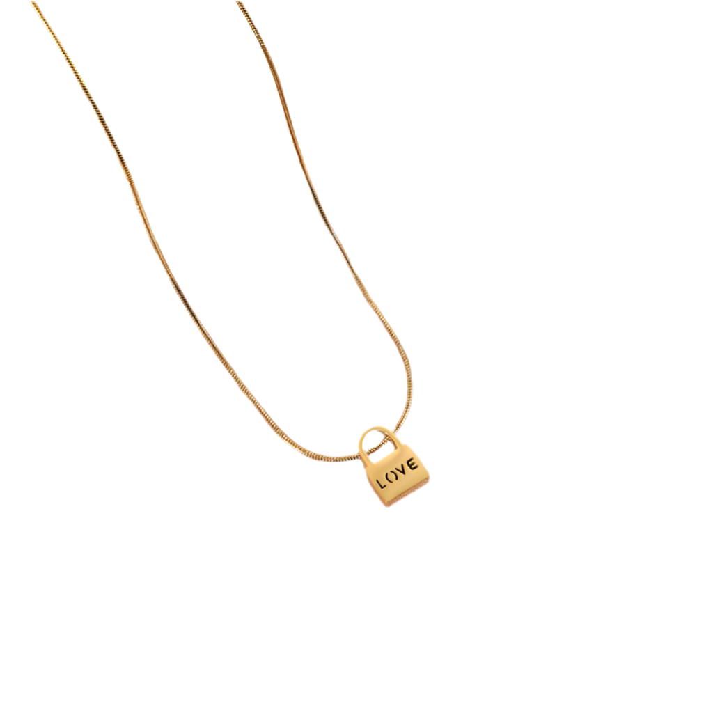 Dainty love lock ( stainless steel )