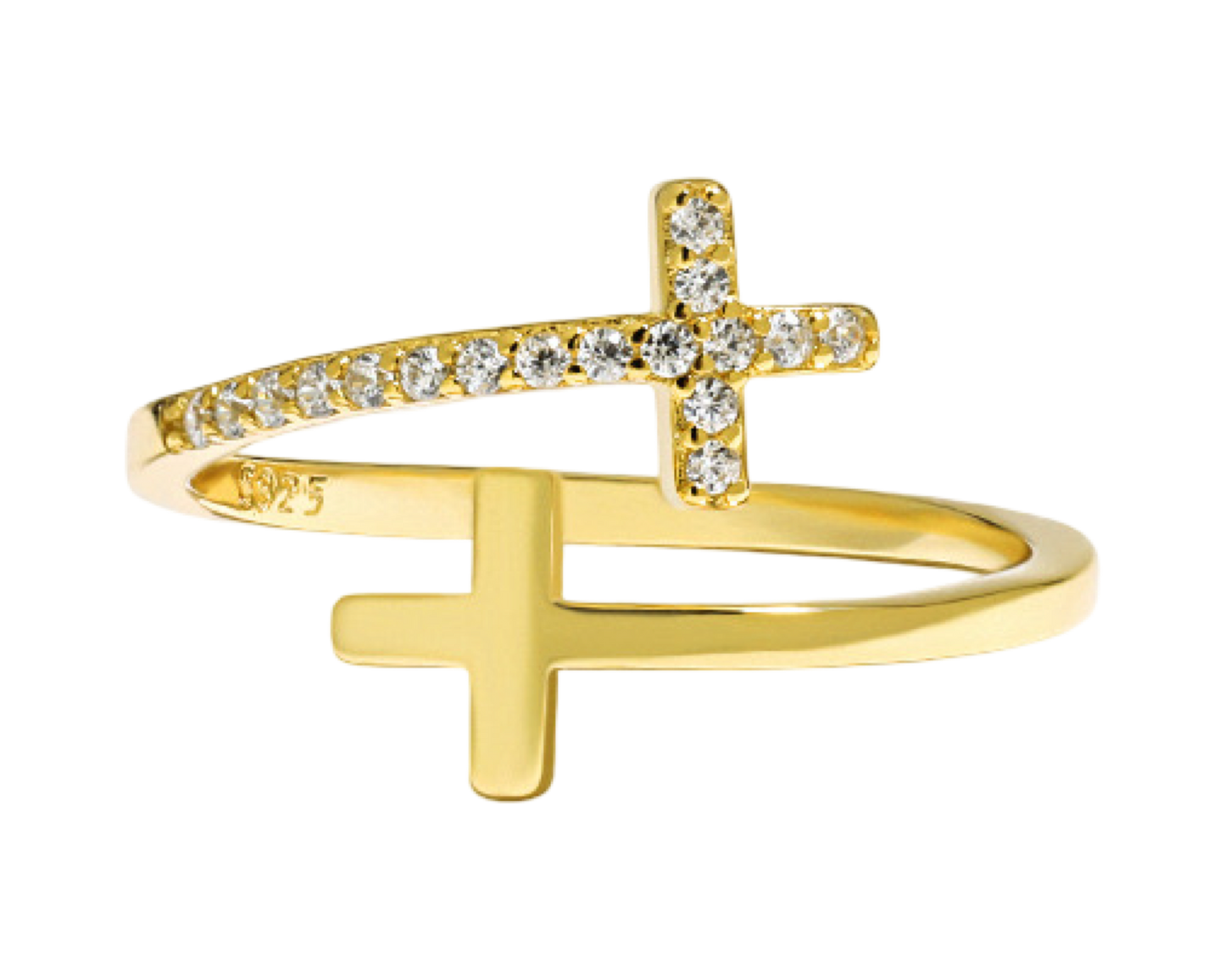 Holy adjustable ring - sterling silver