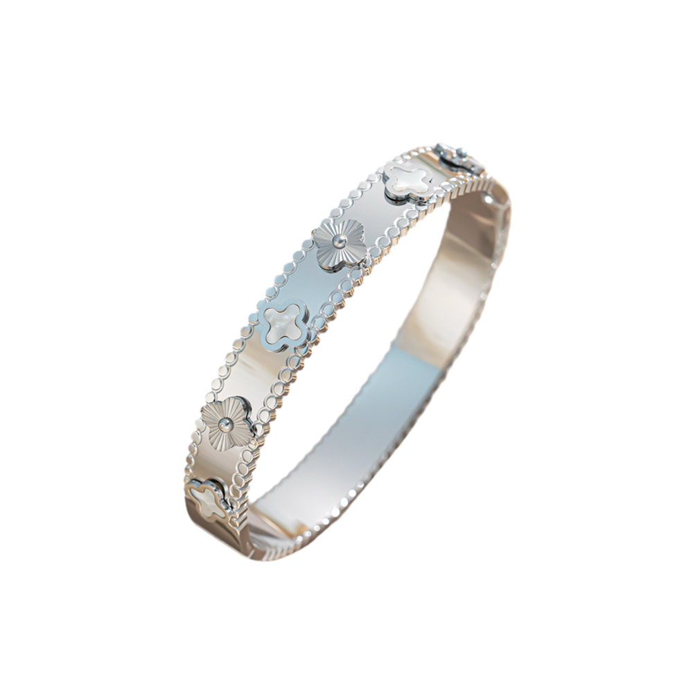 3D Daisy 2.0 bangle ( stainless steel )