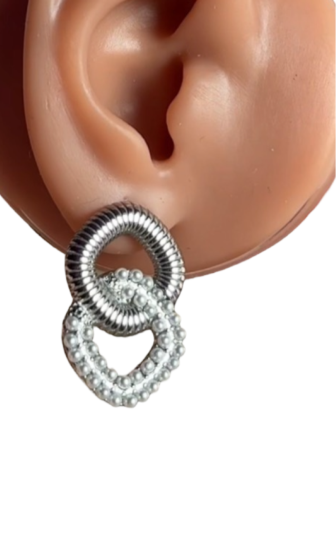 Pearl Talia studs ( stainless steel )
