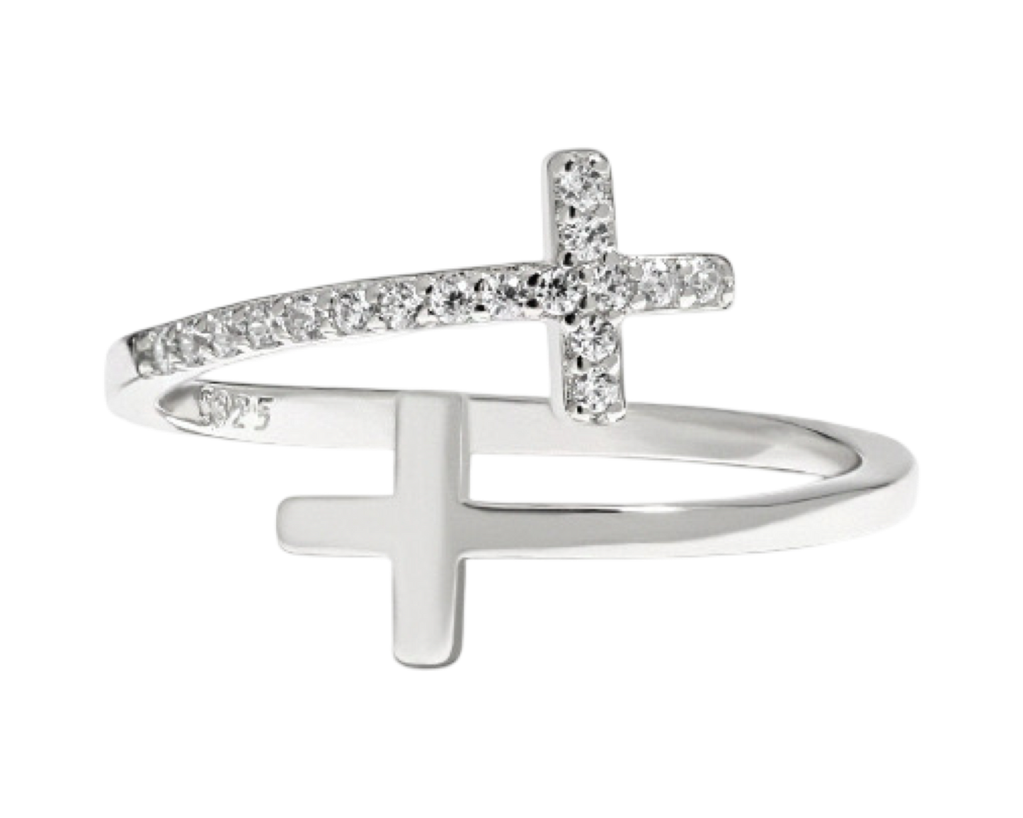 Holy adjustable ring - sterling silver