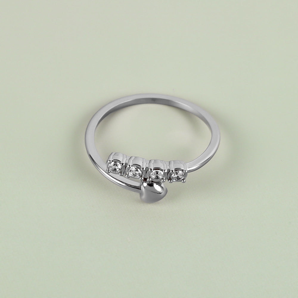 Embrace ring ( stainless steel adjustable )