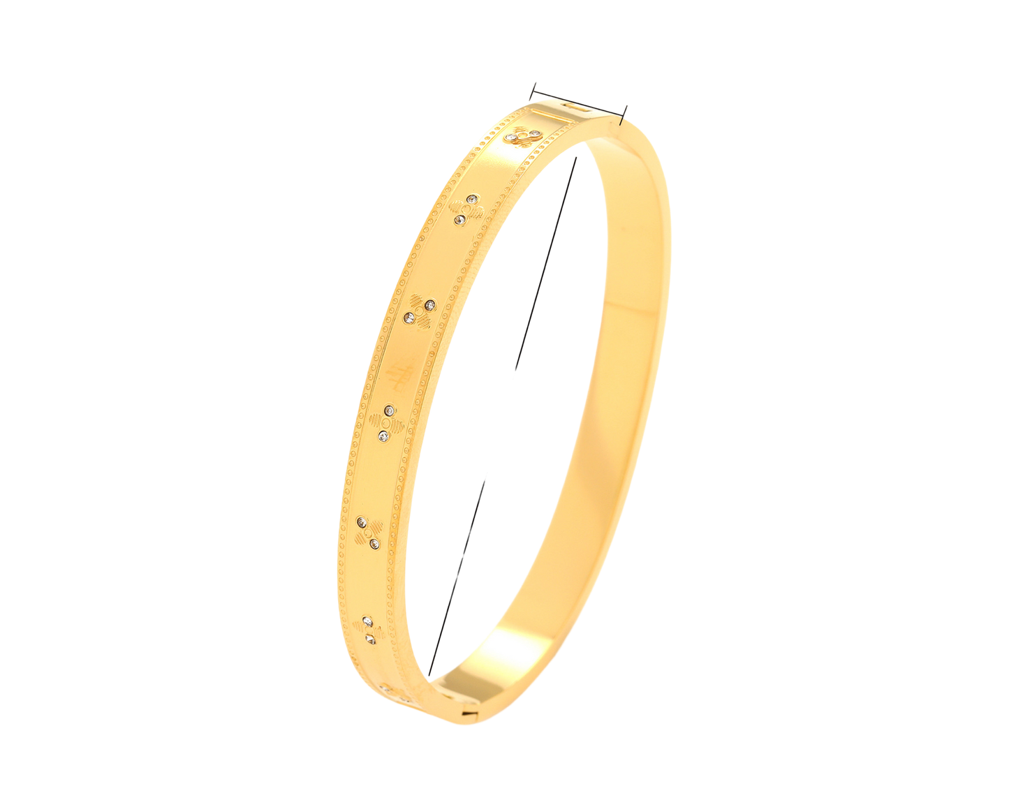 Good luck bangle ( stainless steel)