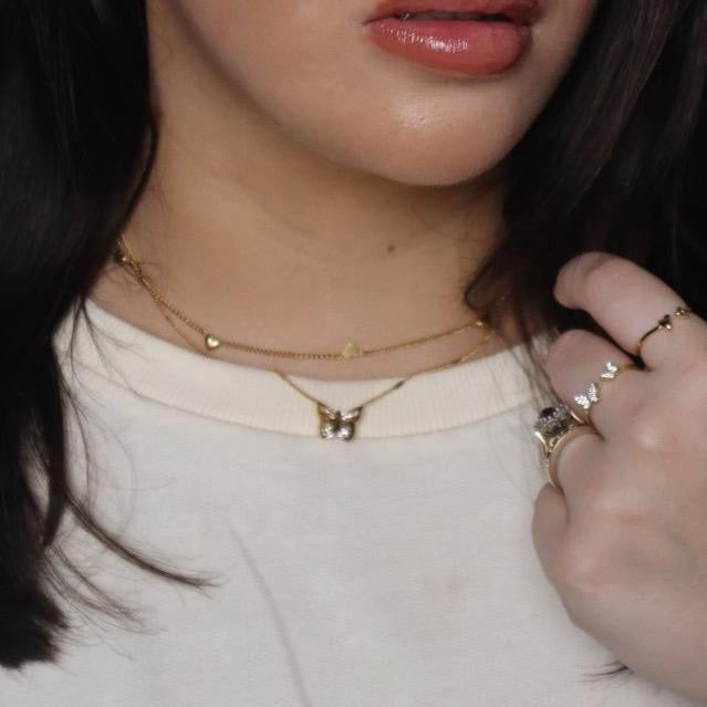 Hope pendant necklace ( stainless steel )