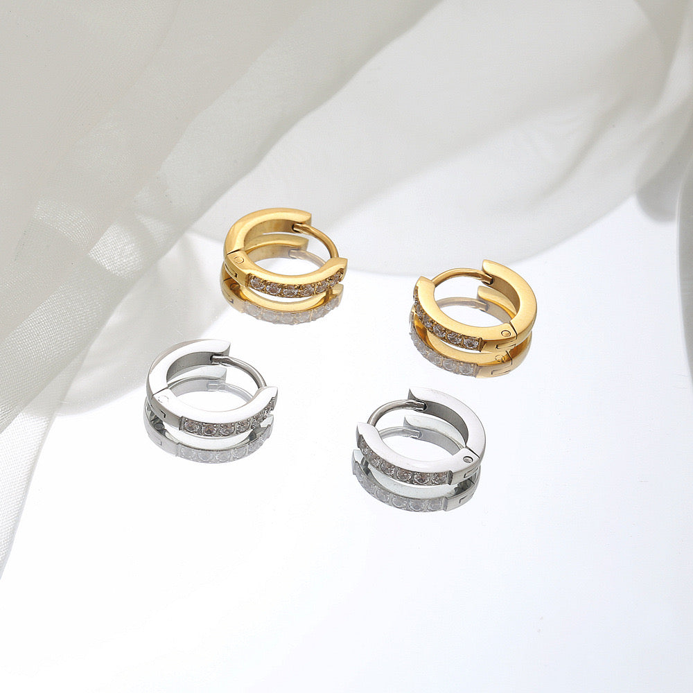 Stone Huggies ( stainless steel )