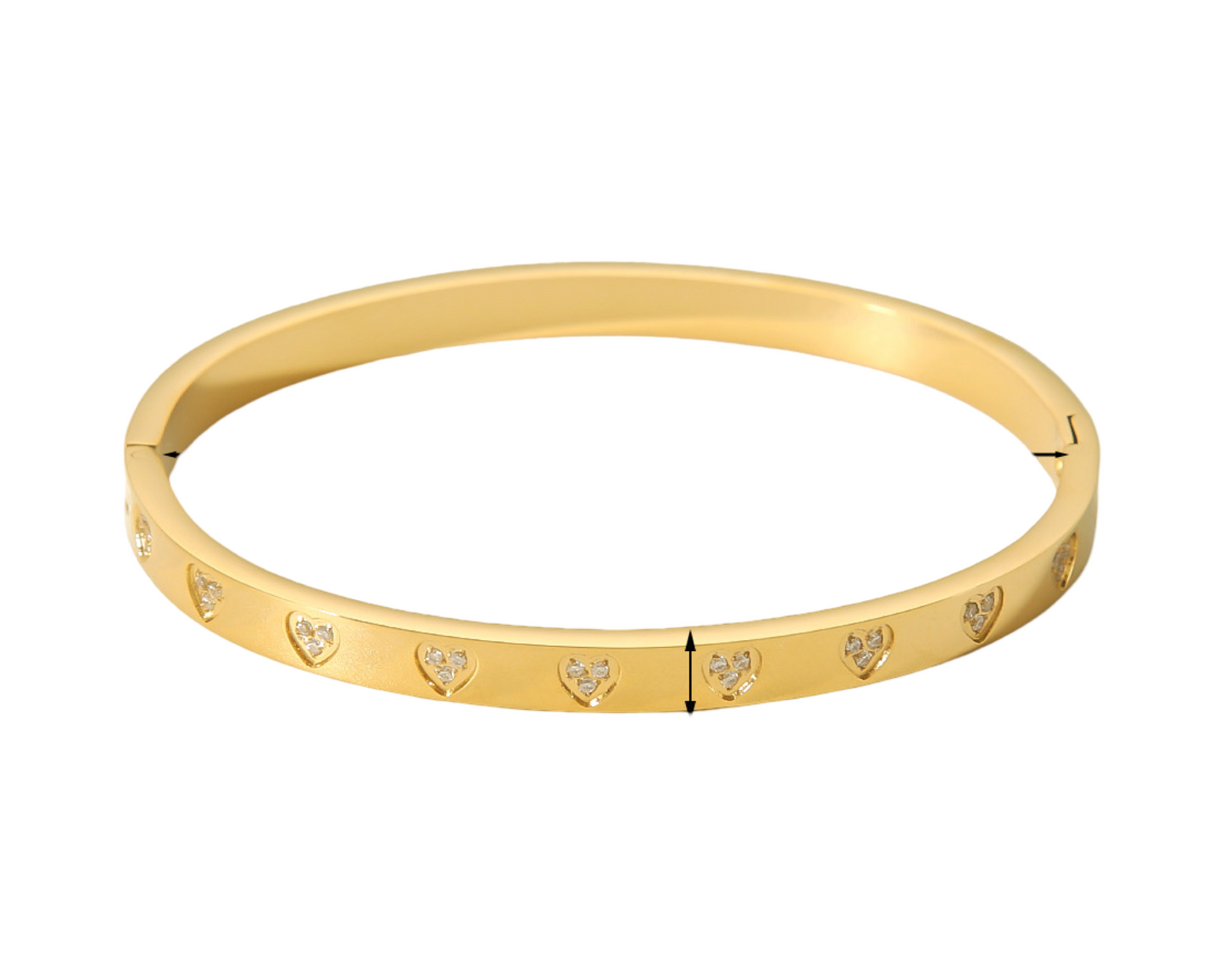 Lust bangle ( stainless steel )