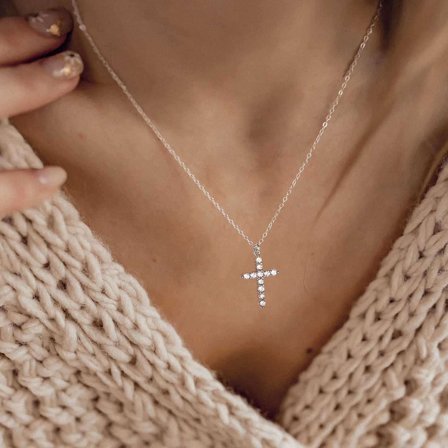 Holy cross necklace ( stainless steel )
