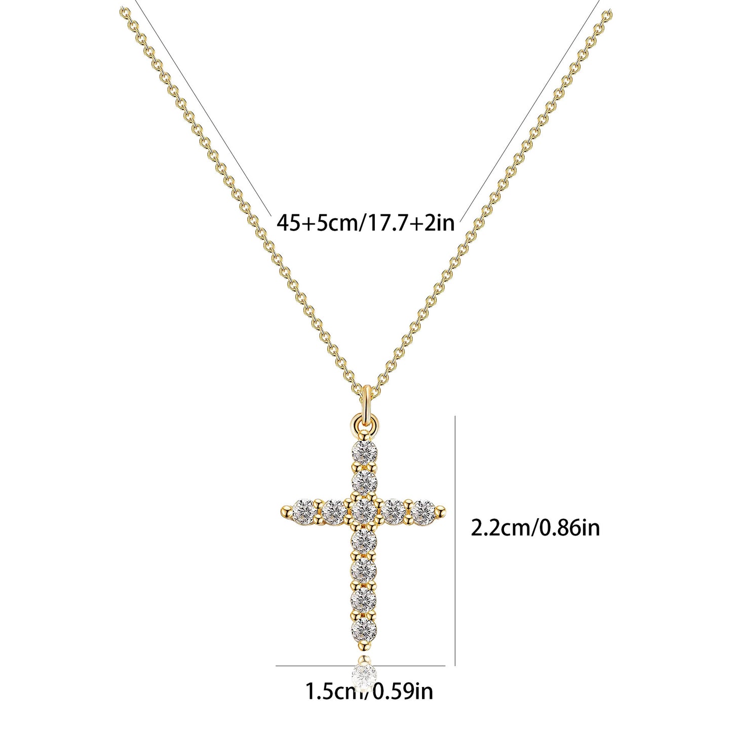 Holy cross necklace ( stainless steel )