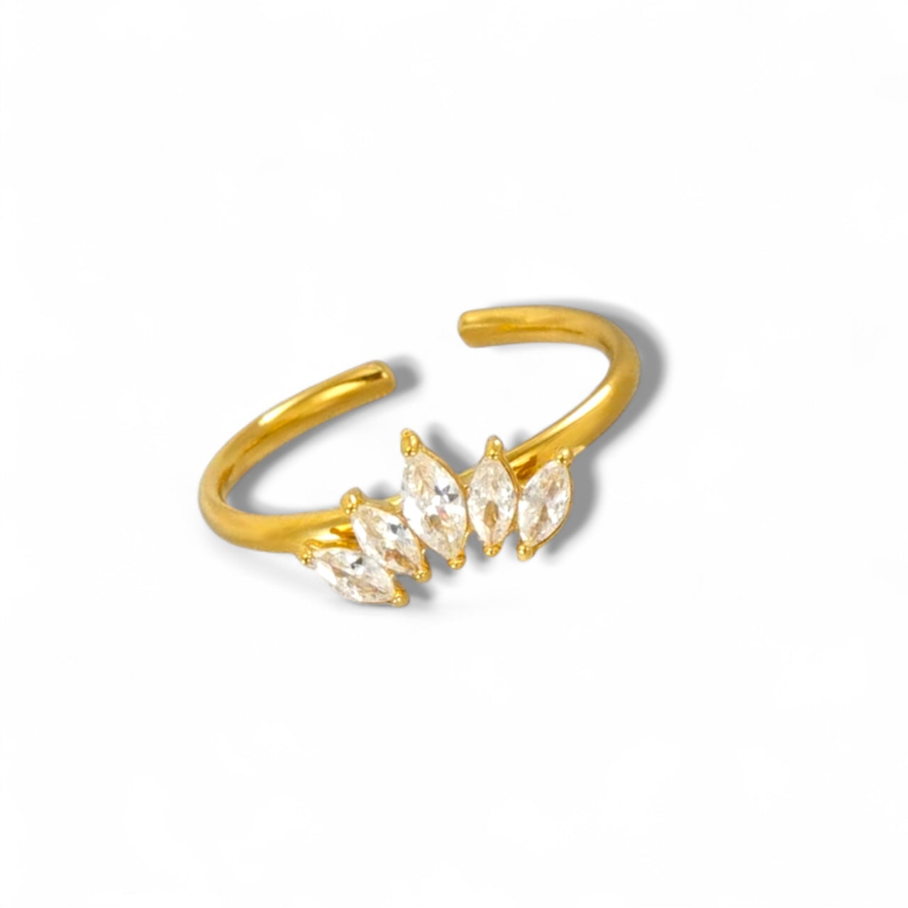 Tiara ring ( adjustable 18k stainless steel )
