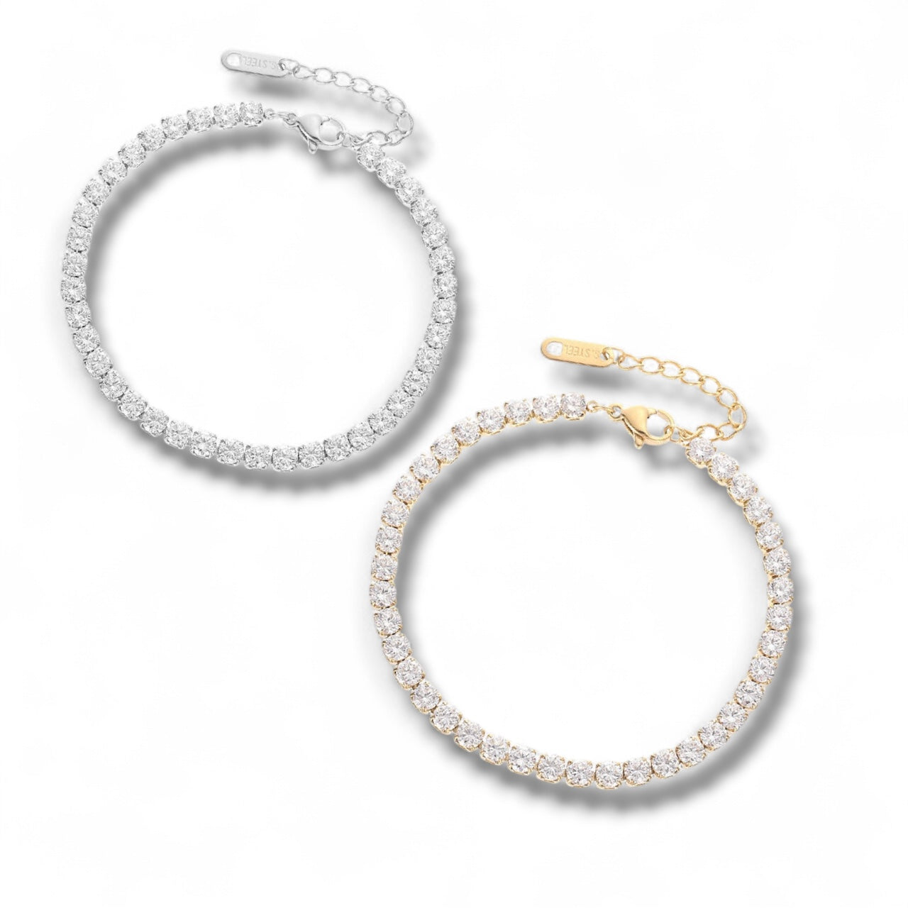 Celeste - tennis bracelet ( stainless steel )