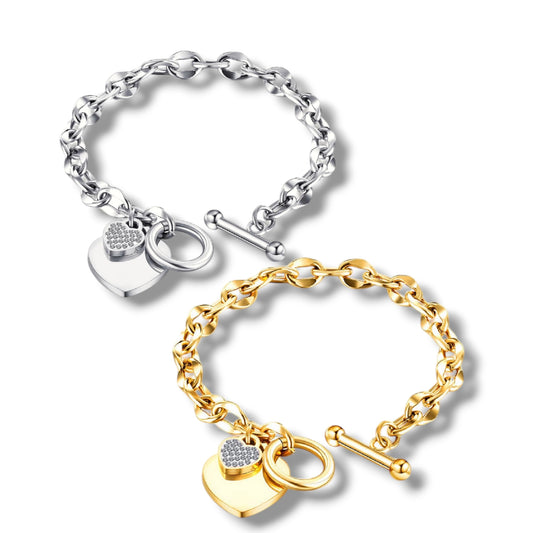 Love Link bracelet ( stainless steel)