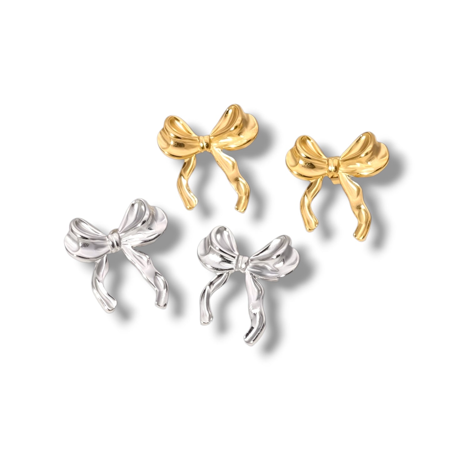 Bold Bow studs ( stainless steel)