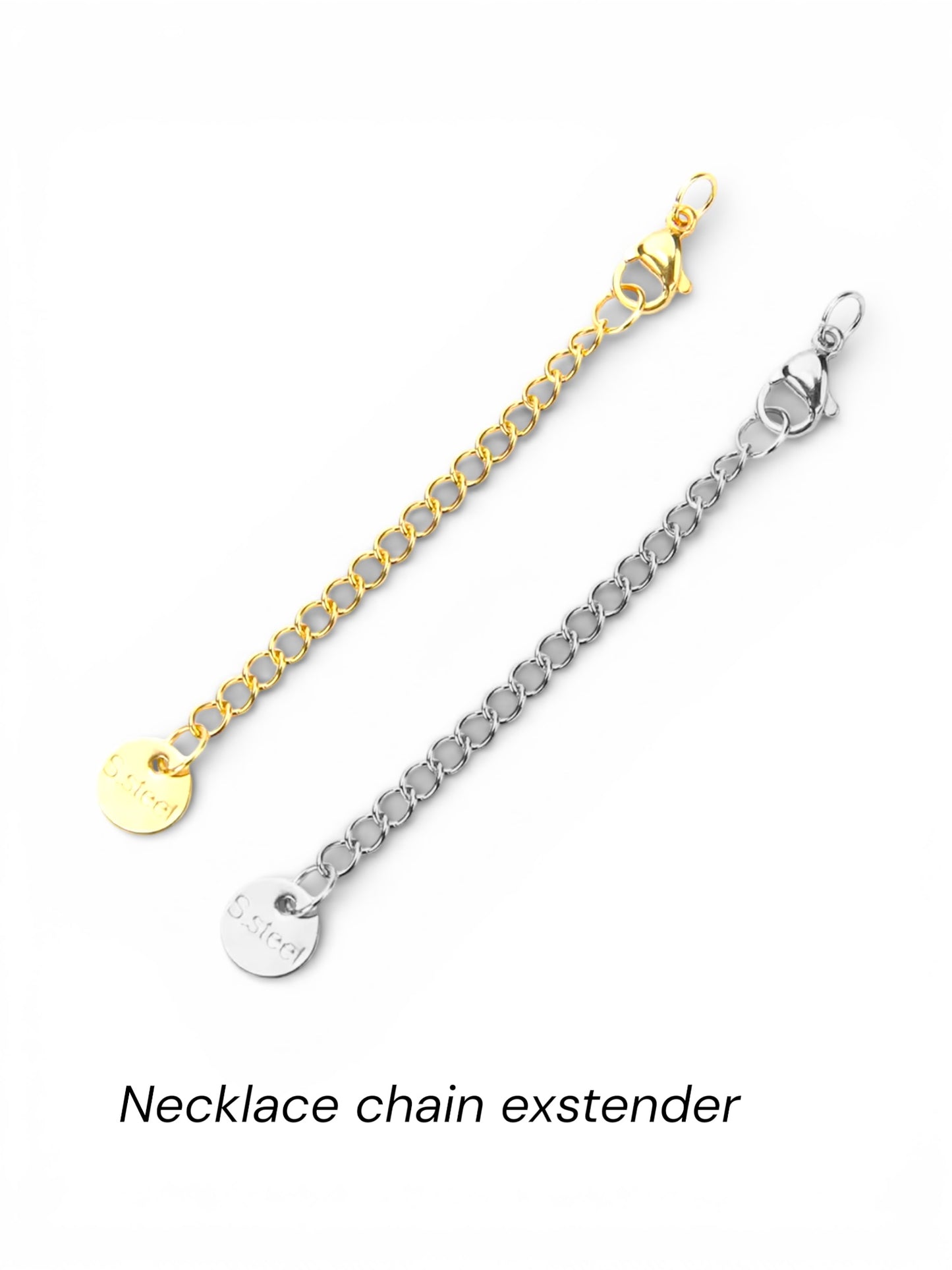 Necklace & bracelet  - extender stainless steel