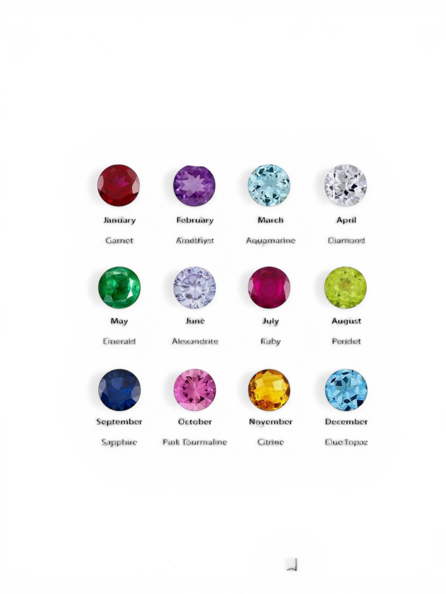 Birth stone charm ( add on to necklace & bracelet )