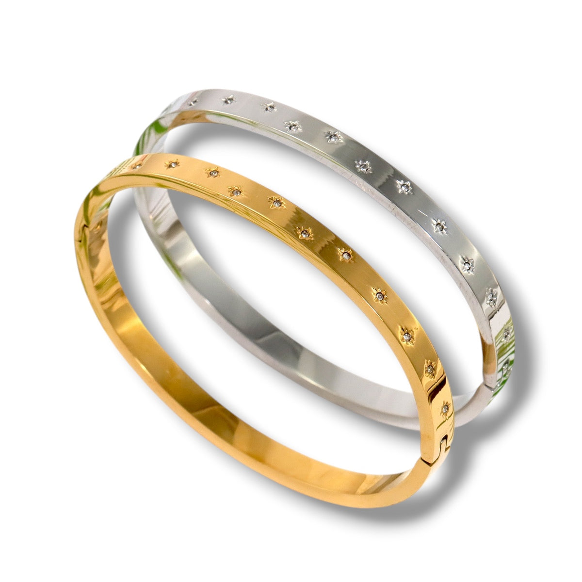 Twinkle bangle ( stainless steel )