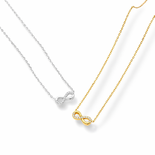 Infinity necklace ( stainless steel)
