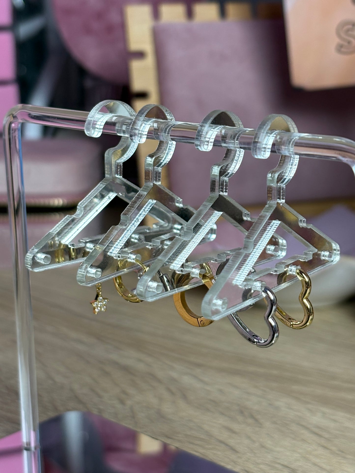 Heart Huggies ( stainless steel )