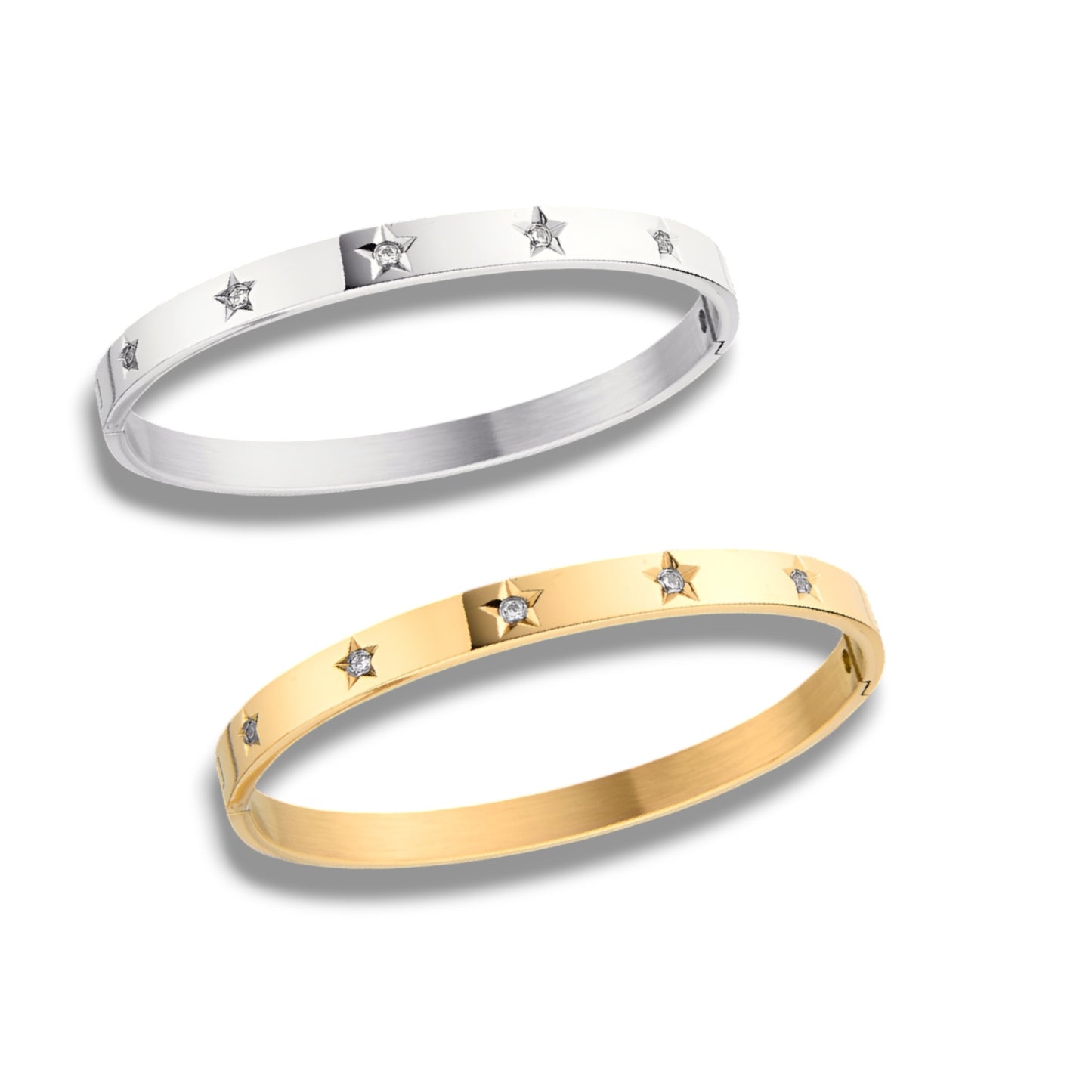 Star gaze bangle ( stainless steel )