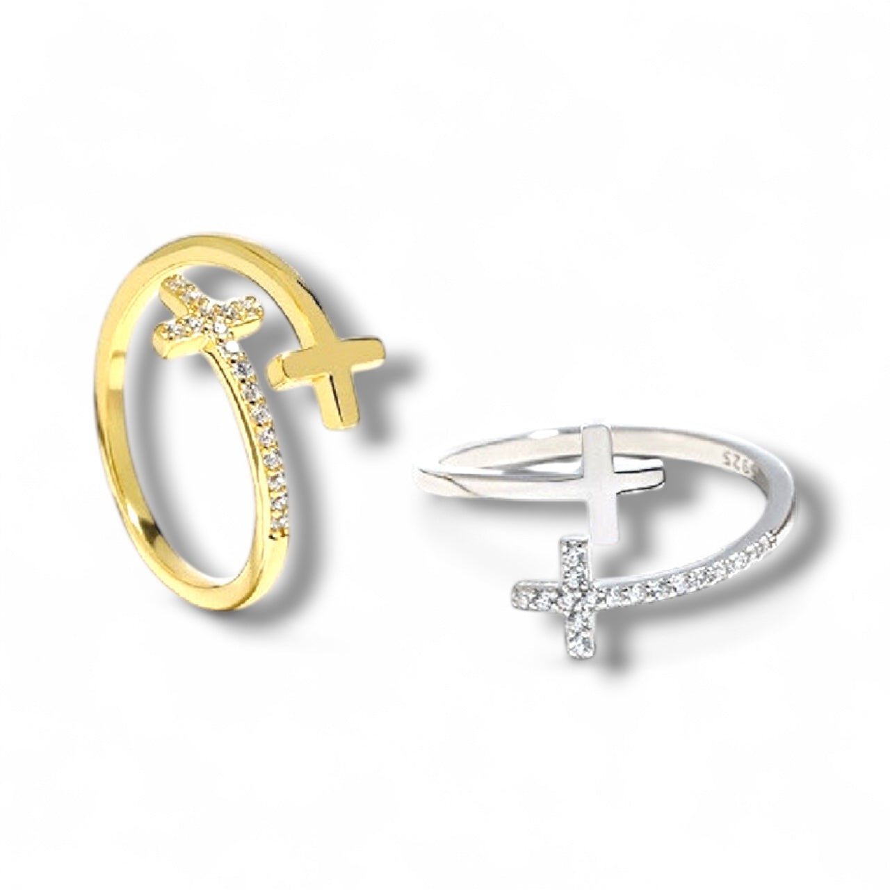 Holy adjustable ring - sterling silver