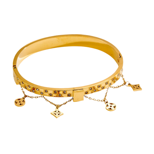 Chandelier bangle ( stainless steel )