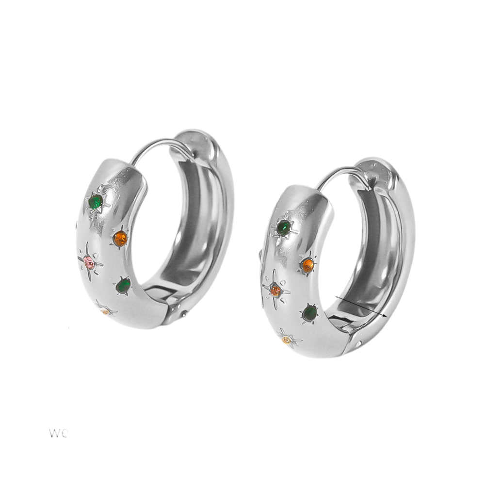 Gloria Huggies - (small hoop stainless steel )