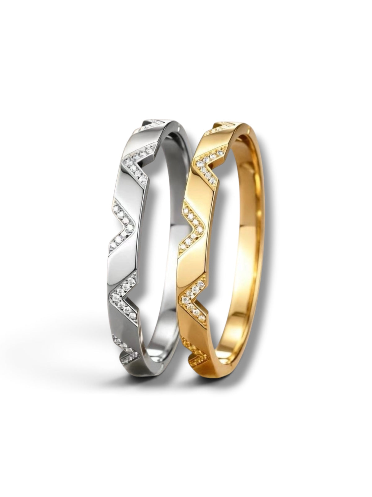 Vienna stone bangle ( stainless steel)