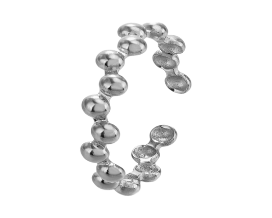 BuBBLE ring - ( adjustable & stainless steel steel )