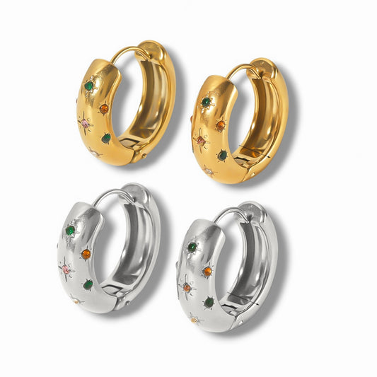 Gloria Huggies - (small hoop stainless steel )