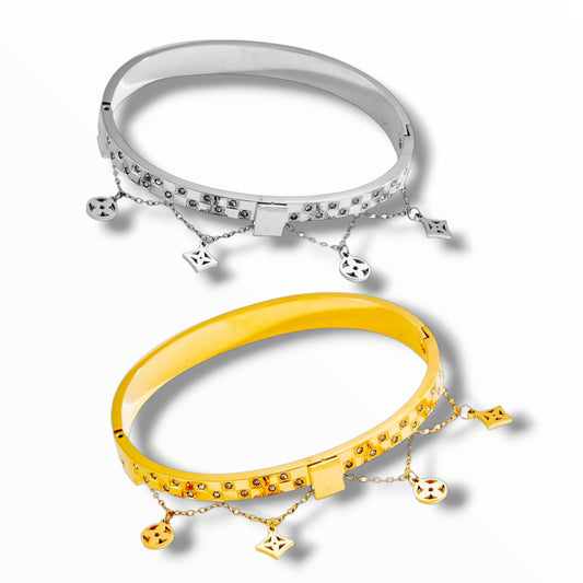 Chandelier bangle ( stainless steel )