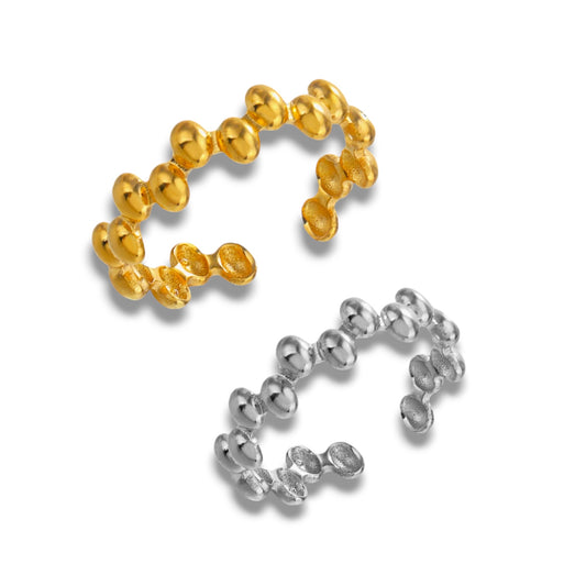 BuBBLE ring - ( adjustable & stainless steel steel )