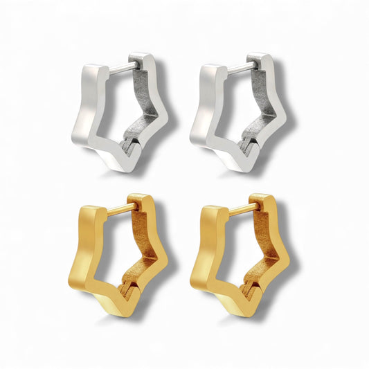 Star Huggies - stainless steel