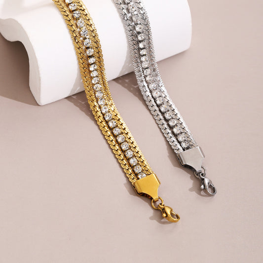 Arabella tennis bracelet ( stainless steel )