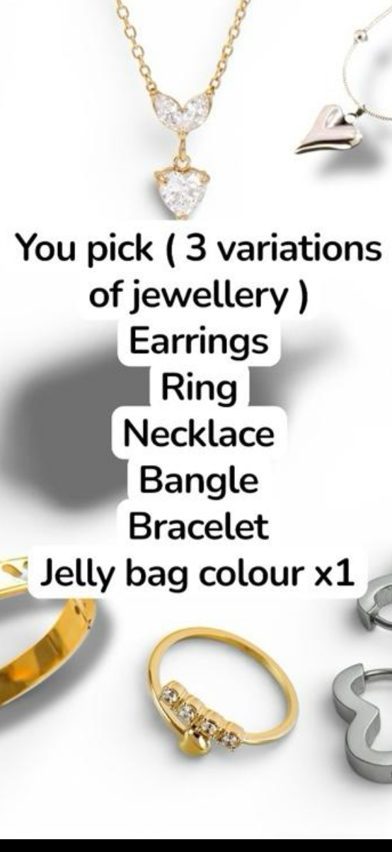 Create your own jewellery bundle & jelly bag ( limited time )
