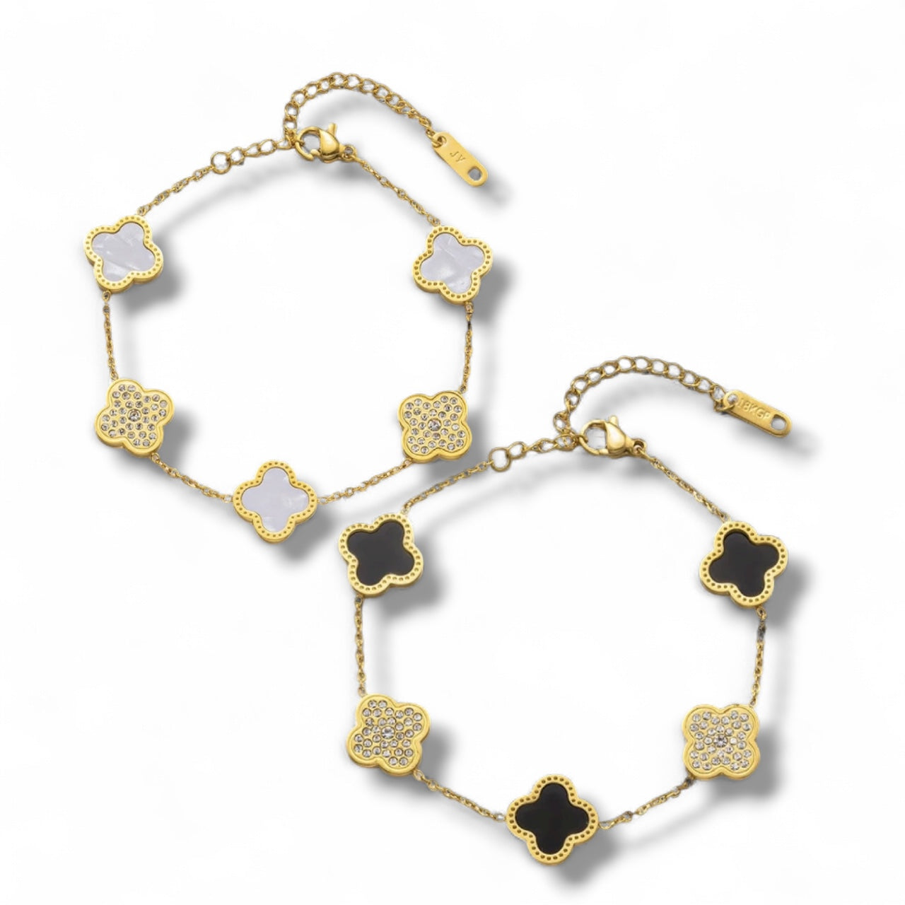 Gold Daisy bracelet - stainless steel