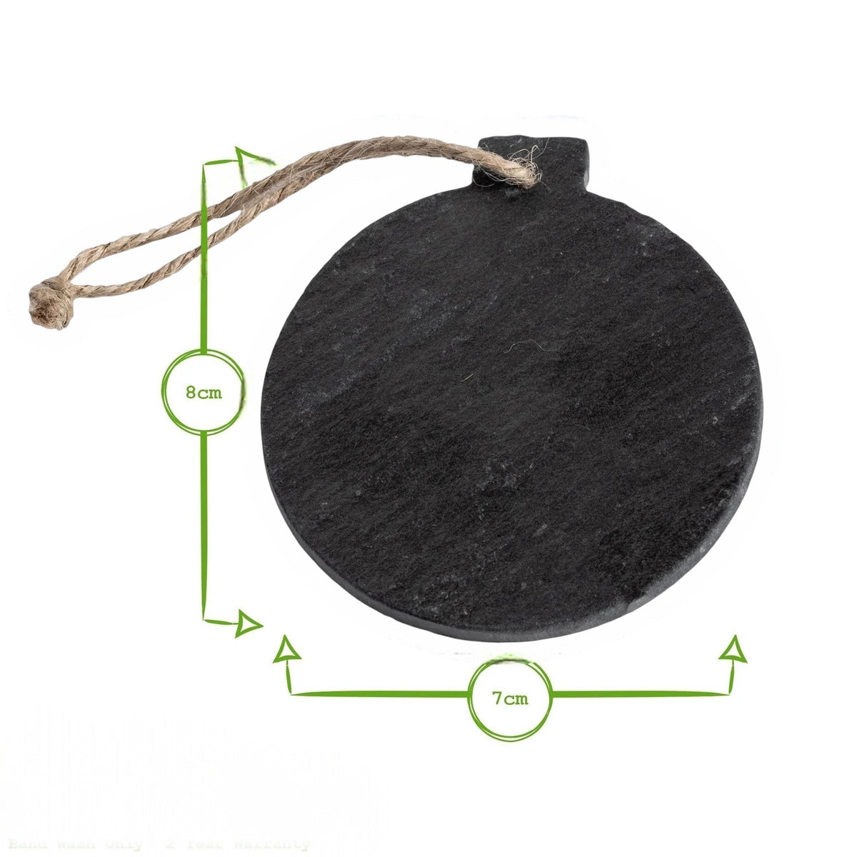 Engrave-able hanging ornament slats bauble