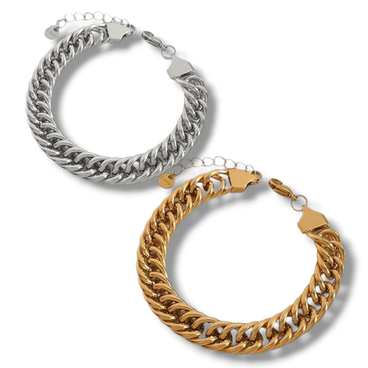 Monica bracelet ( chunky stainless steel )
