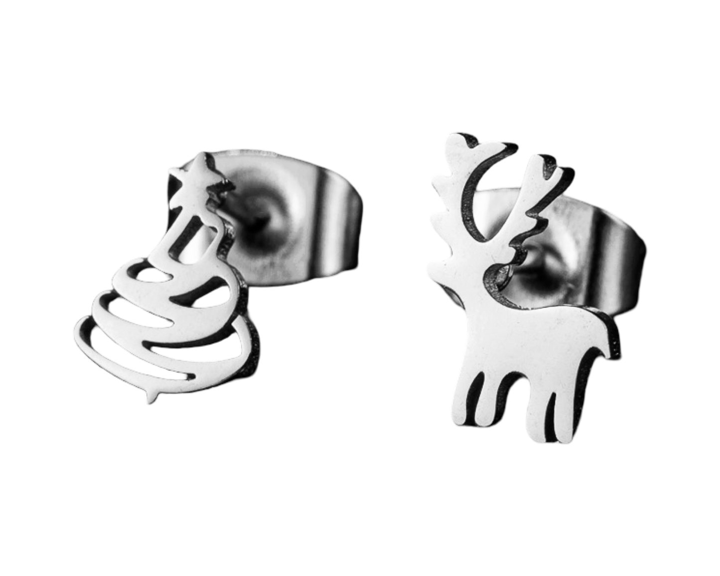 Festive earrings - stainless steel