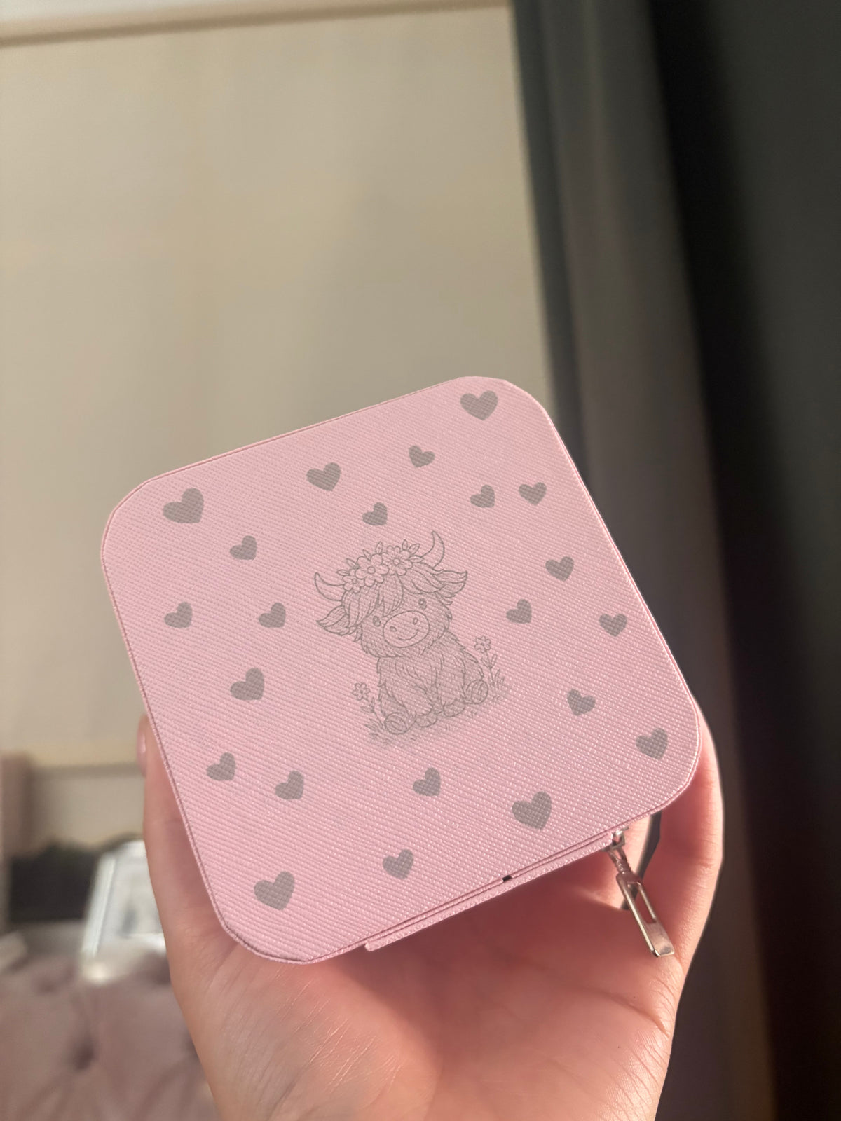 Engrave-able custom mini jewellery case